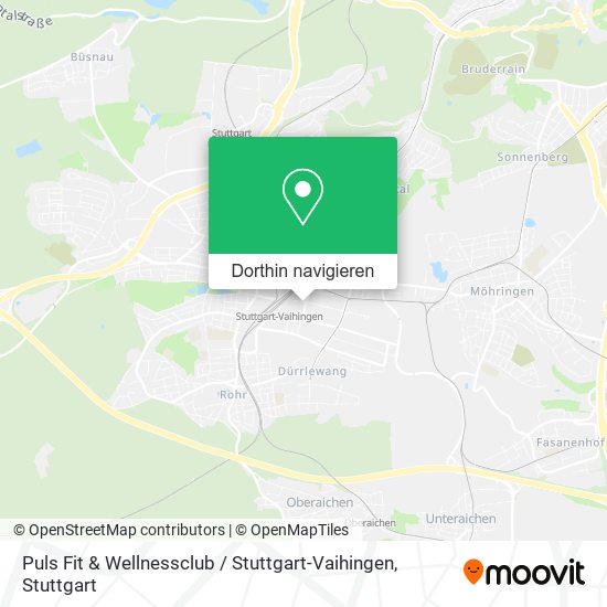 Puls Fit & Wellnessclub / Stuttgart-Vaihingen Karte