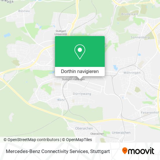 Mercedes-Benz Connectivity Services Karte