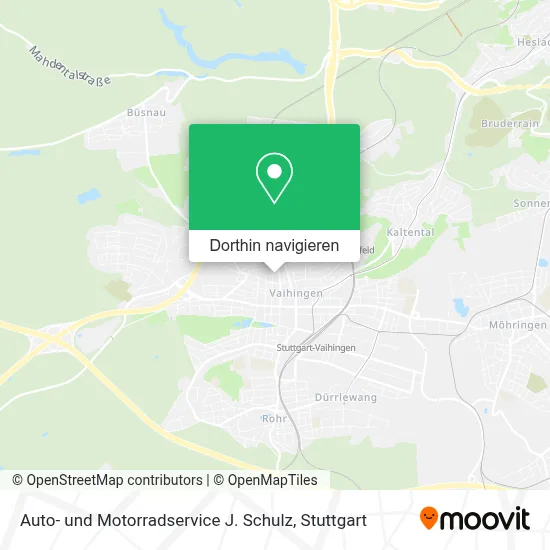 Auto- und Motorradservice J. Schulz Karte