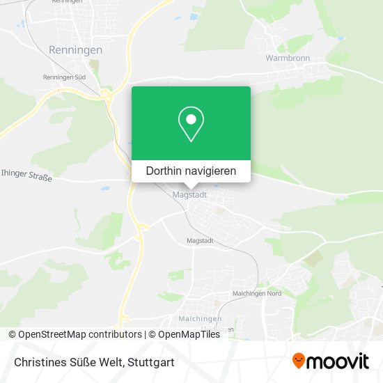 Christines Süße Welt Karte