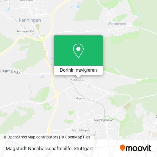 Magstadt Nachbarschaftshilfe Karte