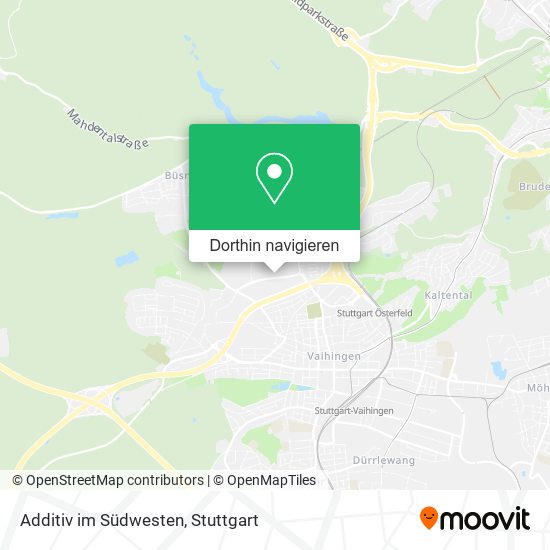 Additiv im Südwesten Karte