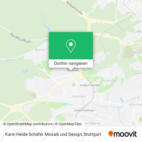 Karin Heide Schäfer Mosaik und Design Karte