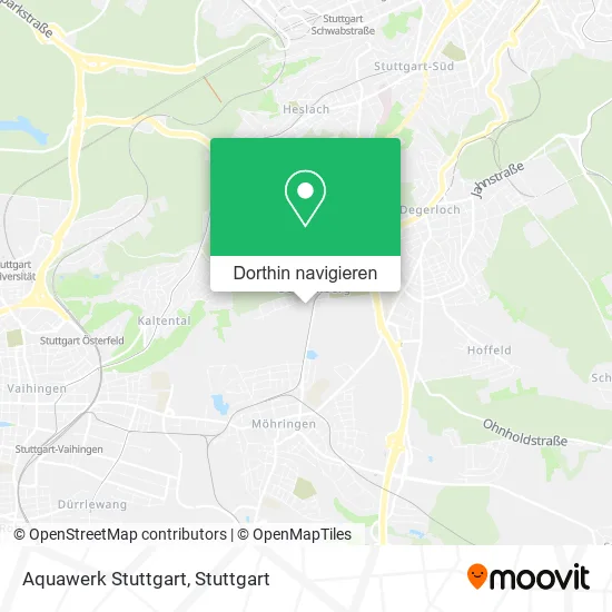 Aquawerk Stuttgart Karte