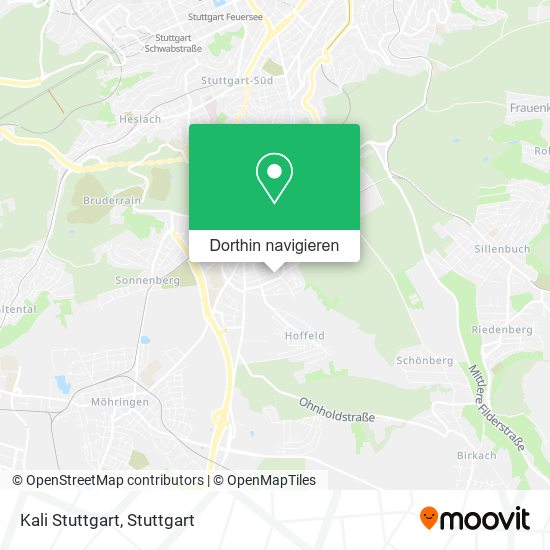 Kali Stuttgart Karte