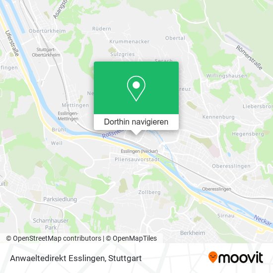 Anwaeltedirekt Esslingen Karte