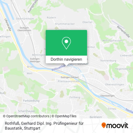 Rothfuß, Gerhard Dipl. Ing. Prüfingenieur für Baustatik Karte