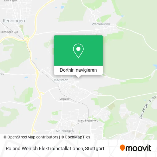 Roland Weirich Elektroinstallationen Karte