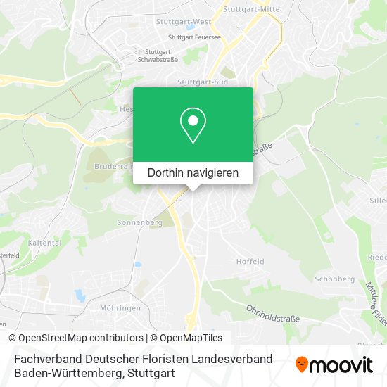Fachverband Deutscher Floristen Landesverband Baden-Württemberg Karte