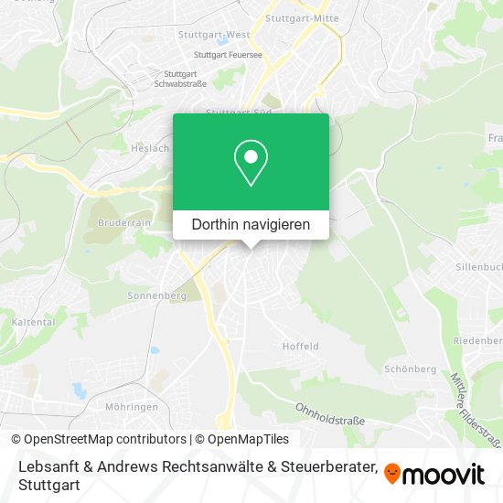Lebsanft & Andrews Rechtsanwälte & Steuerberater Karte