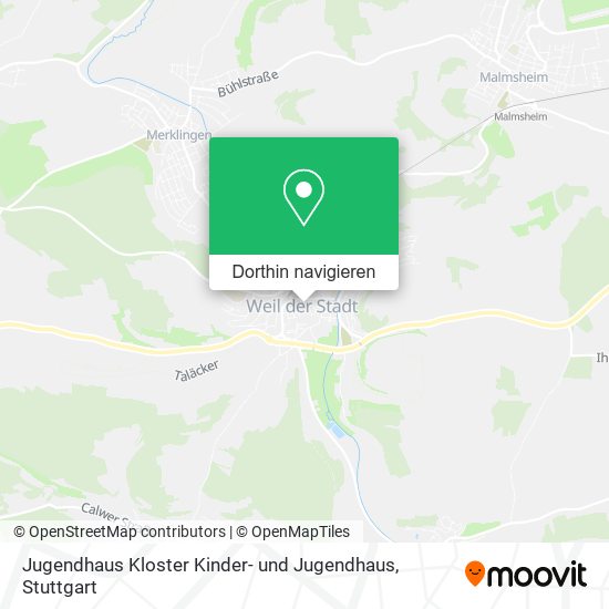 Jugendhaus Kloster Kinder- und Jugendhaus Karte