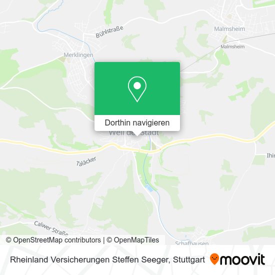 Rheinland Versicherungen Steffen Seeger Karte