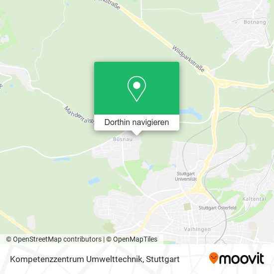 Kompetenzzentrum Umwelttechnik Karte