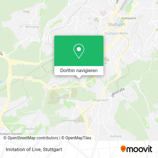 Imitation of Live Karte