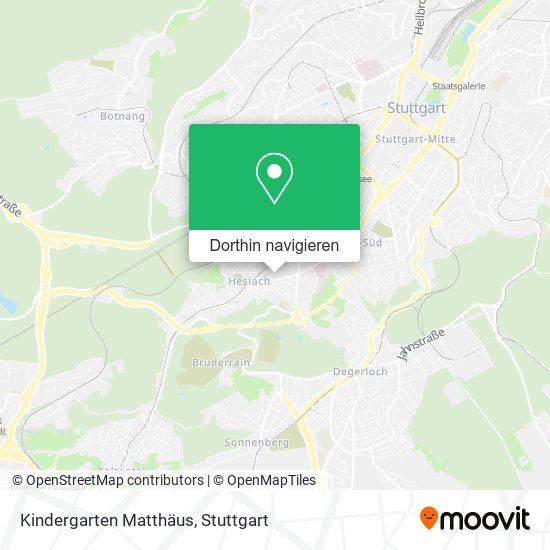 Kindergarten Matthäus Karte