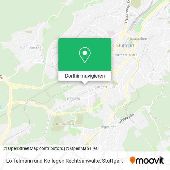 Löffelmann und Kollegen Rechtsanwälte Karte