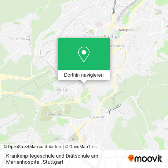 Krankenpflegeschule und Diätschule am Marienhospital Karte