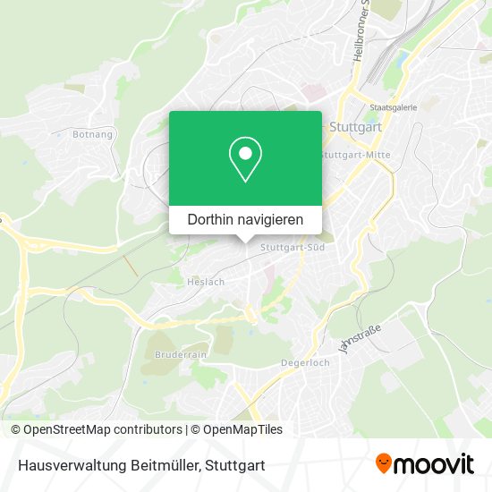 Hausverwaltung Beitmüller Karte