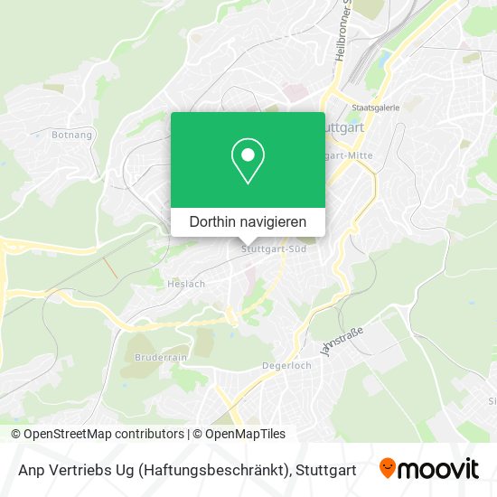 Anp Vertriebs Ug (Haftungsbeschränkt) Karte