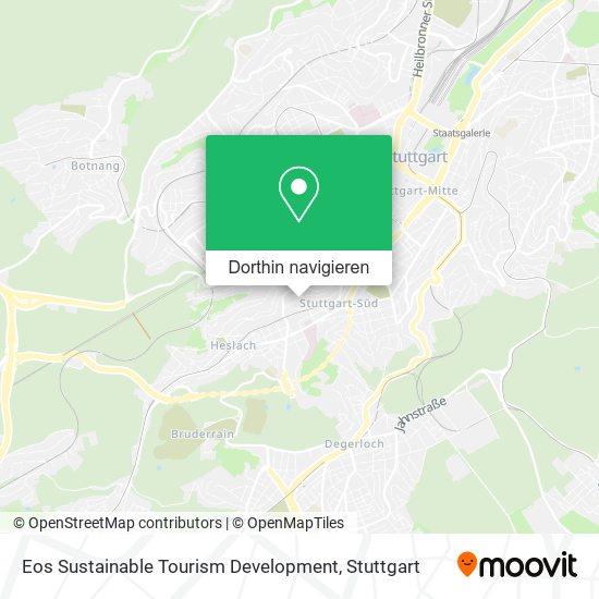 Eos Sustainable Tourism Development Karte