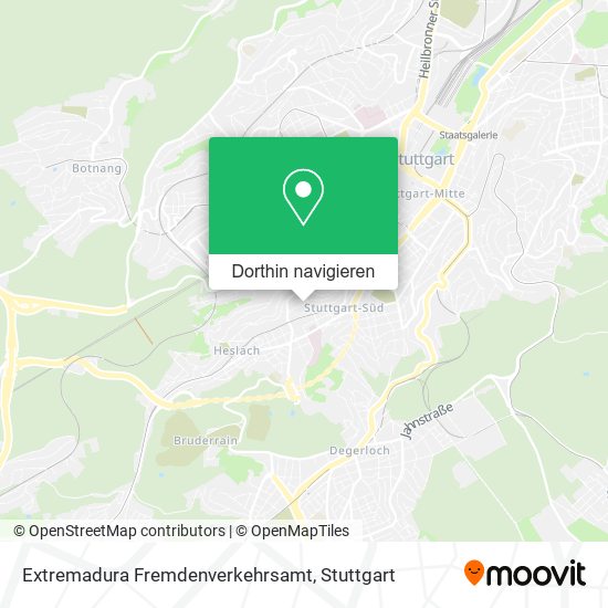 Extremadura Fremdenverkehrsamt Karte