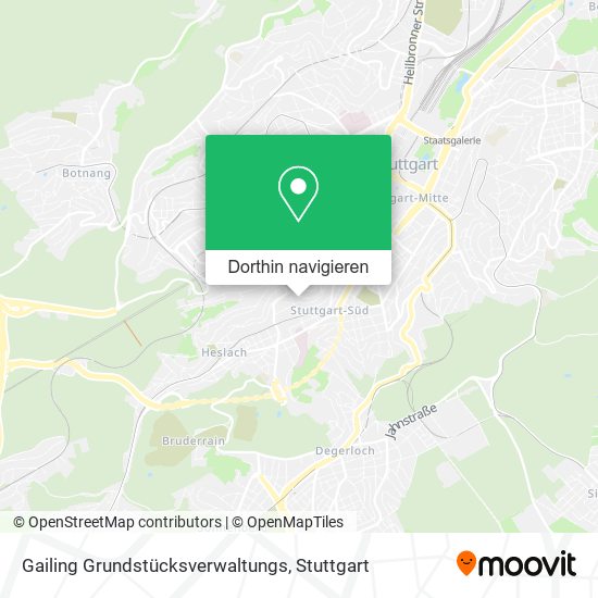 Gailing Grundstücksverwaltungs Karte
