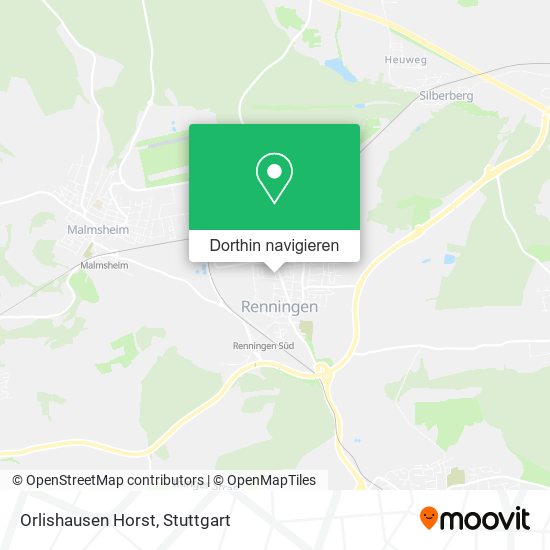 Orlishausen Horst Karte