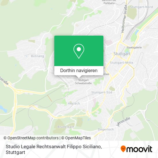 Studio Legale Rechtsanwalt Filippo Siciliano Karte