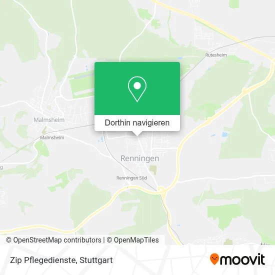 Zip Pflegedienste Karte