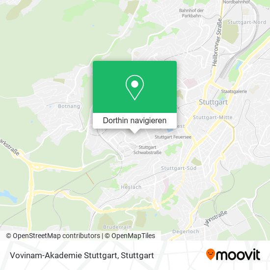 Vovinam-Akademie Stuttgart Karte