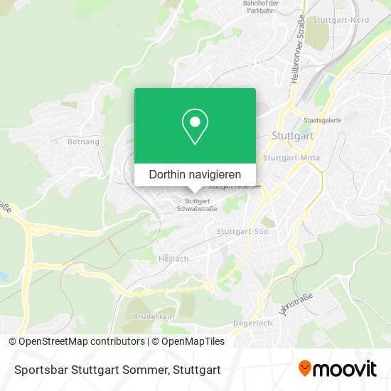 Sportsbar Stuttgart Sommer Karte