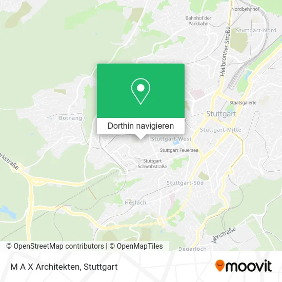 M A X Architekten Karte