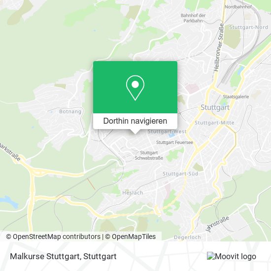 Malkurse Stuttgart Karte