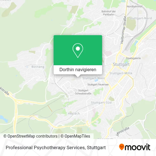 Professional Psychotherapy Services Karte