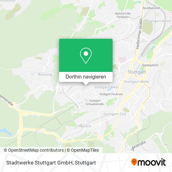 Stadtwerke Stuttgart GmbH Karte