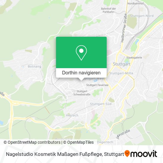 Nagelstudio Kosmetik Maßagen Fußpflege Karte