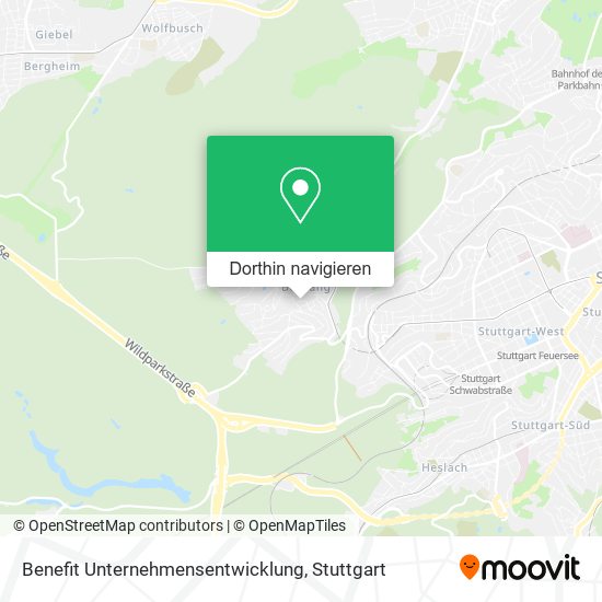 Benefit Unternehmensentwicklung Karte