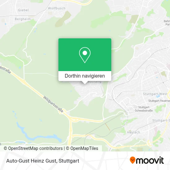 Auto-Gust Heinz Gust Karte