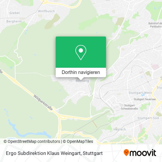 Ergo Subdirektion Klaus Weingart Karte
