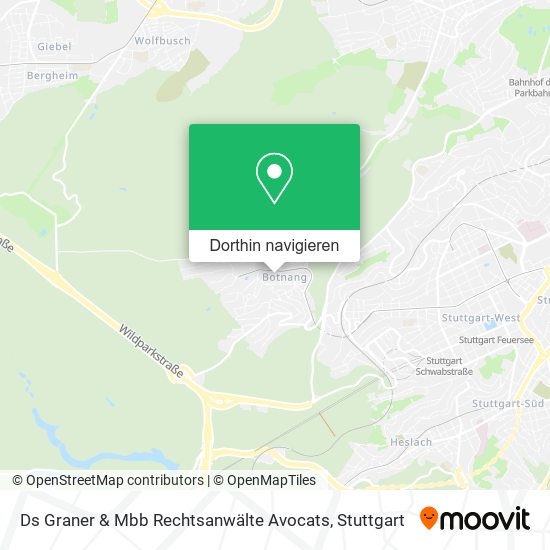 Ds Graner & Mbb Rechtsanwälte Avocats Karte