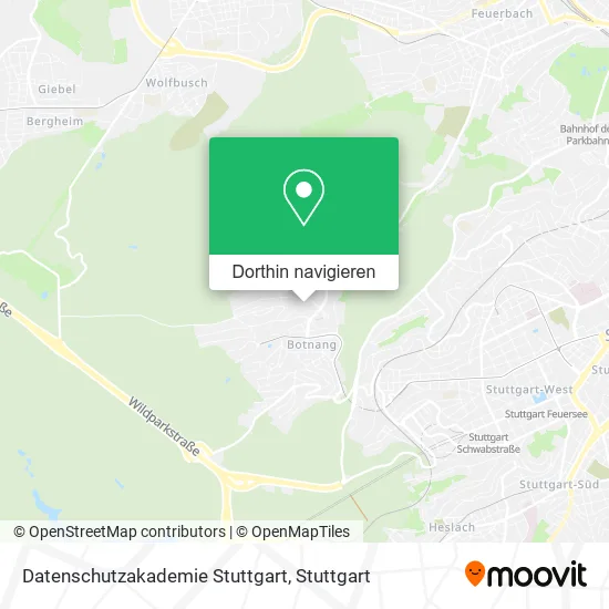 Datenschutzakademie Stuttgart Karte