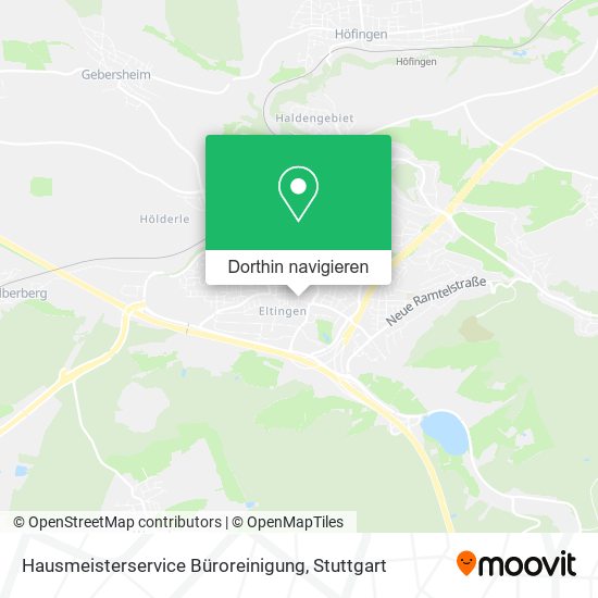 Hausmeisterservice Büroreinigung Karte