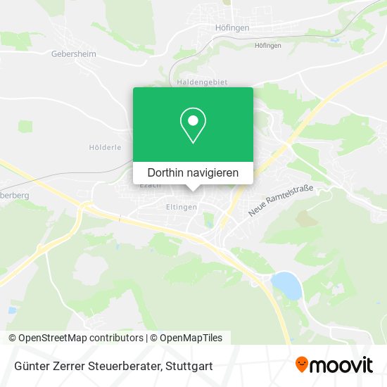 Günter Zerrer Steuerberater Karte