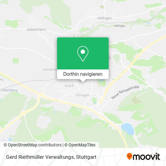 Gerd Riethmüller Verwaltungs Karte