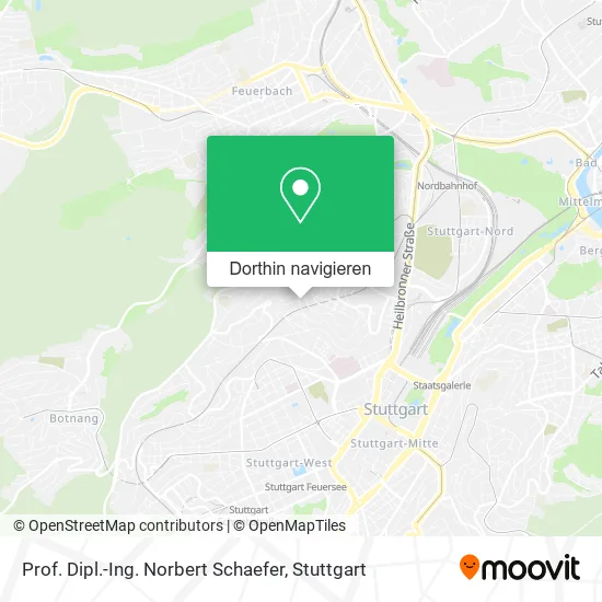 Prof. Dipl.-Ing. Norbert Schaefer Karte