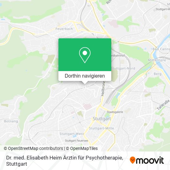 Dr. med. Elisabeth Heim Ärztin für Psychotherapie Karte