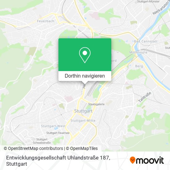 Entwicklungsgesellschaft Uhlandstraße 187 Karte
