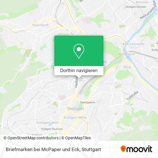 Briefmarken bei McPaper und Eck Karte