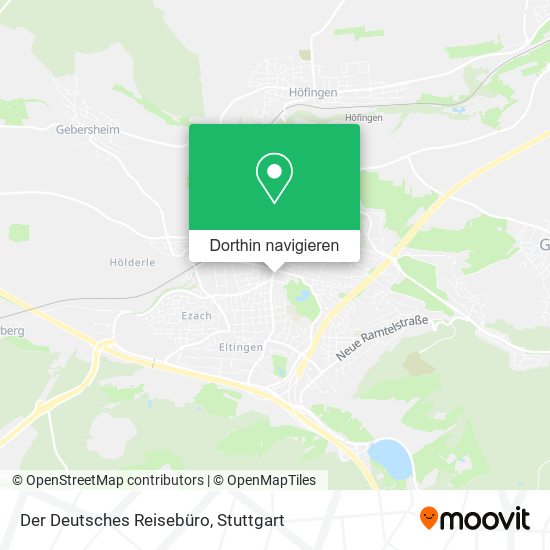 Der Deutsches Reisebüro Karte