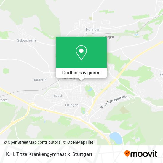 K.H. Titze Krankengymnastik Karte